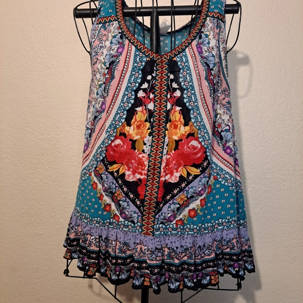 Bila Colorful Floral Tank Top